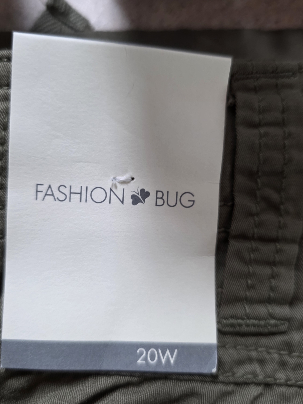 Fashion Bug Women's Olive Green Cargo Shorts - Picture 6 of 8